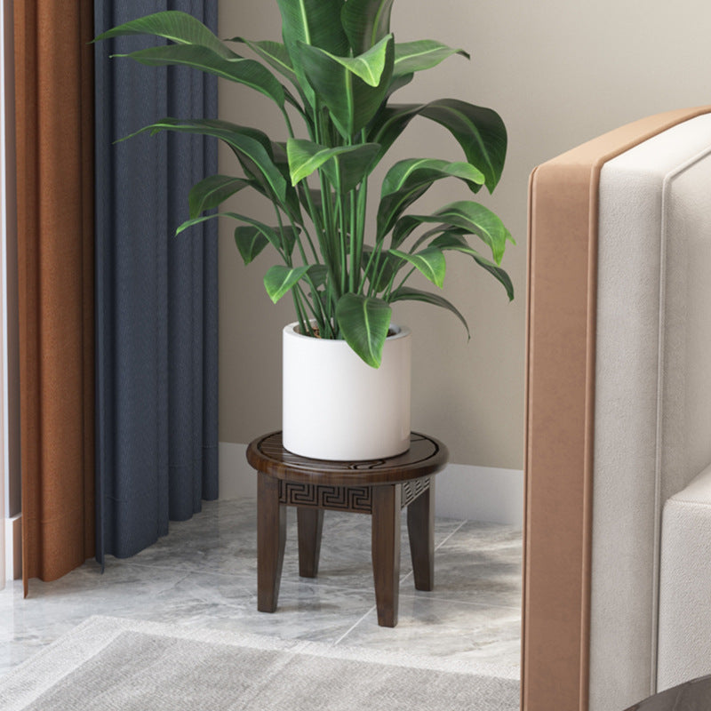 New Chinese Style Bamboo Plant Stand Indoor Outdoor Display Shelf