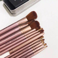 Sivanna Colors 12-Piece Makeup Brush Set for Beginners