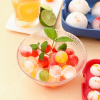 Spherical Ice Ball Maker Mold for Whiskey and Cocktails, Food-Grade Silicone Round Ice Cube Tray