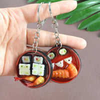 Miniature Sushi Platter Keychain / Charm