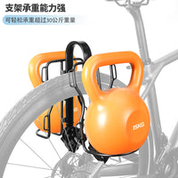 Bicycle Front Fork Bag Rack, Aluminum Alloy Stable Frame for Pannier Bag, Anti-Shake, Universal