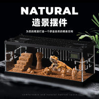 Resin Bali Statue Aquarium Ornament for Reptile Terrariums & Fish Tanks