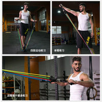 Resistance Band Set with Handles for Strength Training and Home Fitness