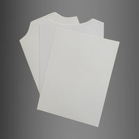 Garment Packaging Cardboard Inserts for Folding Clothes, White Cardstock