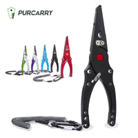 Camo Aluminum Alloy Fishing Pliers & Fish Gripper Set, Multifunctional Lure Pliers for Outdoor Fishing