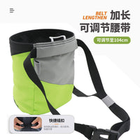 Ansu Outdoor Rock Climbing Chalk Bag with Adjustable Waist Belt for Sweat Absorption and Anti-Slip Grip