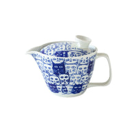 Japanese Arita Ware Cat Teapot & Teacup Set with Infuser