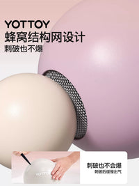 YOTTOY 25cm Anti-Burst Pilates Yoga Ball for Core Training and Pelvic Floor Exercise