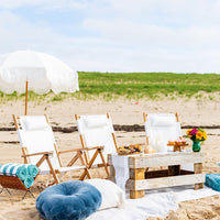 Portable Wooden Beach Chair for Outdoor Garden and Camping