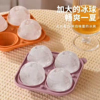 Silicone Sphere Ice Cube Mold for Cocktails and Beverages, Food-Grade Ice Ball Maker