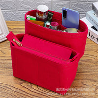 Felt Bucket Bag Organizer Insert with Multiple Pockets