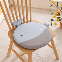 Little Dolphin Seat Cushion for Students, Ergonomic Lumbar Support for Long Sitting, Desk Chair Pad