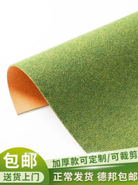 Outdoor Patio Mat Green Waterproof Sunscreen Non-slip Wear-resistant Balcony Open-air Full Paving Outdoor Customizable Carpet