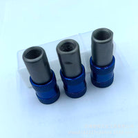 M10 Fine Thread Drill Chuck Adapter with 6.35mm Hex Shank Quick Release Self-Locking Ball