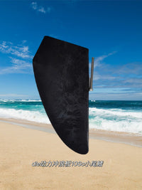 DLE Carbon Fiber Powered Surfboard Fins - Main and Side Fins