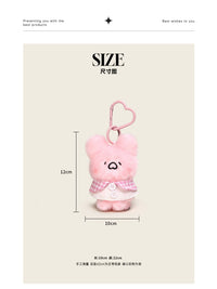 YUYI Cute Plush Doll Backpack Charm Keychain for Women