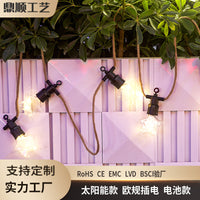 Outdoor LED Solar String Lights for Patio, Camping, and Garden Decor