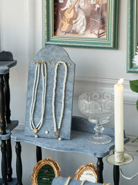 Nordic Style 3-Tier Jewelry Display Stand for Necklaces, Bracelets, and Rings - Large Capacity Storage Organizer