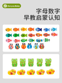 Magnetic Fishing Game Toy Set for Toddlers and Kids, Educational Fine Motor Skill Development