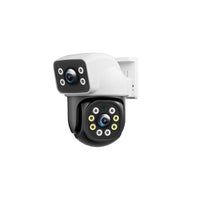 Dual-Lens 360° Rotating WiFi Outdoor Waterproof Security Camera