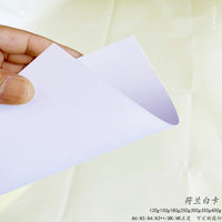 Dutch White Cardboard Thickened Double-Sided Matte Paper for Bidding Covers and Colored Pencil Drawing Books