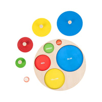 Montessori Wooden Geometric Shape Puzzle Board for Early Education