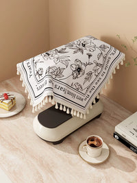 Coffee Maker Dust Cover, Air Fryer Blender Appliance Protector, Decorative Square Cloth for Home Kitchen