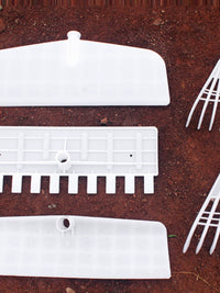 Heavy-Duty Garden Rake with Wooden Handle for Leaves and Debris
