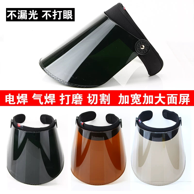 Welding Face Shield Headband Type Full Face Protection Lightweight Sunshade Welding Helmet