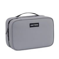 Men's Business Travel Toiletry Bag with Wet/Dry Separation and Multiple Compartments
