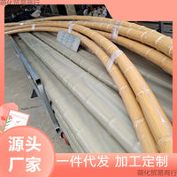 Aluminum Alloy Bamboo-Look Garden Fence Panel Outdoor Landscape Border