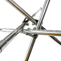 Portable Stainless Steel Folding Fire Pit Mesh for Outdoor Camping Bonfire & BBQ