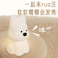 West Highland Cartoon Decompression Silicone Pat Light Night Light