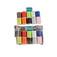 New Colorful Sewing Machine Thread Multi-color Braided Rope Garment Overlock Thread Spool Wholesale