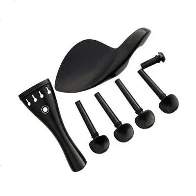 Cello Tailpiece, Peg, and Nut Set - Premium Quality Replacement Parts