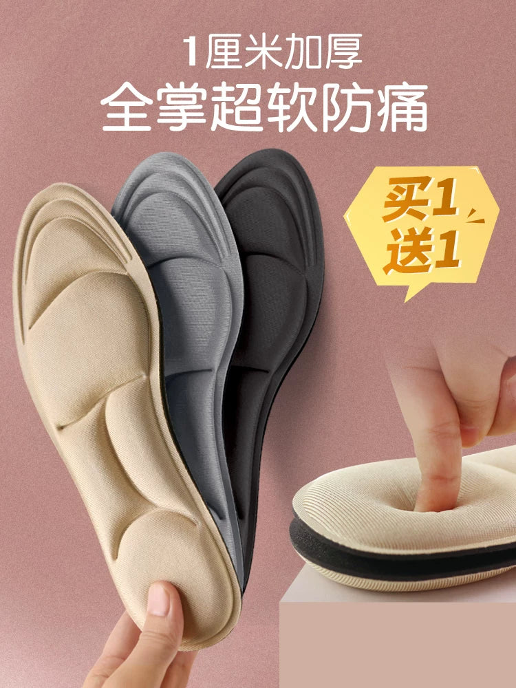 Forefoot Cushioning Insoles for Pain Relief and Comfort, Breathable and Sweat-Absorbing