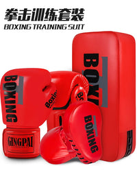 Adult & Kids Boxing Gloves with Focus Mitts for Training, Kickboxing, Muay Thai