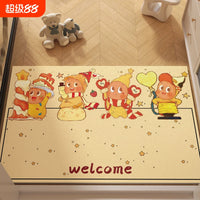 Diatomaceous Earth Bath Mat Super Absorbent Non-Slip Quick Dry Bathroom Kitchen Floor Mat