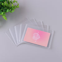Clear PVC Photocard Holder Sleeves for Kpop Photocards and Game Cards