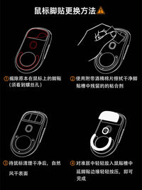 Tiger Rune GPW/GPX Mouse Feet Skates for Logitech Gaming Mice - ICE/Enhanced/Ice Feather Editions