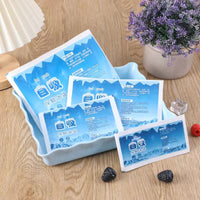 Self-Absorbing Ice Pack for Food, Seafood, and Medical Cold Compress - Reusable Gel Ice Bag for Perishable Transport