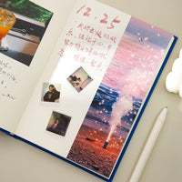 Qingheji Hardcover Notebook DIY Handbook Creative Hollowed-out Journal