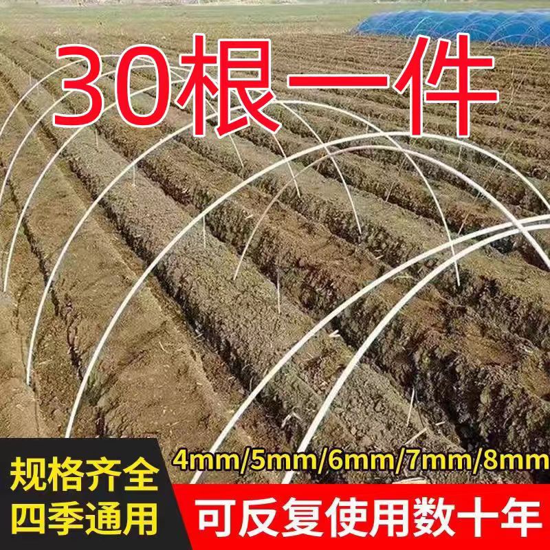 Fiberglass Greenhouse Hoops for Vegetable Garden Tunnels - 30 Pack