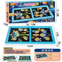 Fast-Paced Sling Puck Board Game for Kids and Families, Interactive Tabletop Football/Basketball Game