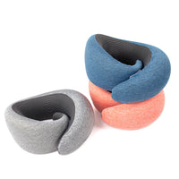 Memory Foam U-Shaped Neck Pillow for Travel with Storage Bag