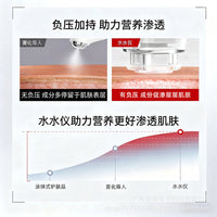 Portable Microcrystalline Facial Hydration Device with Negative Pressure and Electric Pulse for Essence Infusion