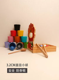 Montessori Color Recognition Fine Motor Skill Training Educational Toy for Toddlers