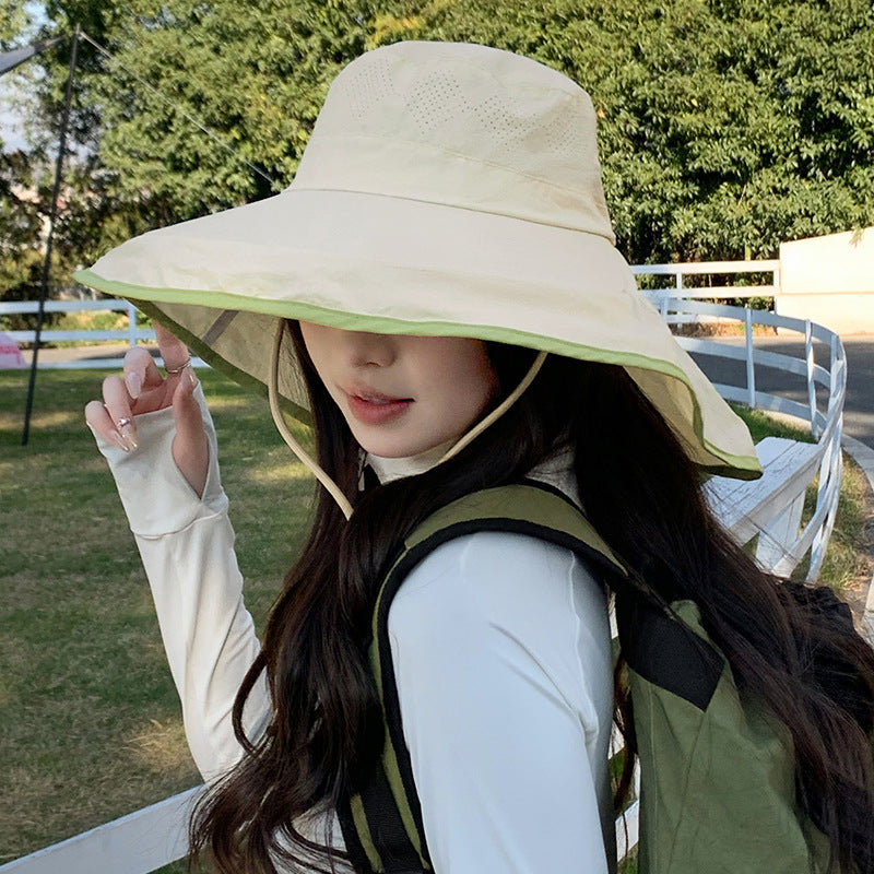 Women's UV Protection Wide Brim Bucket Hat for Outdoor Hiking & Sun Protection, Quick Dry & Breathable