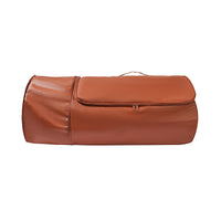 Cylindrical Leather Quilt Storage Bag - Large Capacity, Waterproof, Moisture-proof, Seasonal Organizer