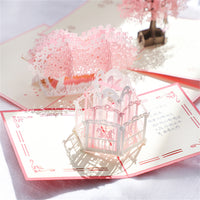 3D Pop-Up Birthday Cake Greeting Card with Music, DIY Handmade Gift Card for Employees & Friends